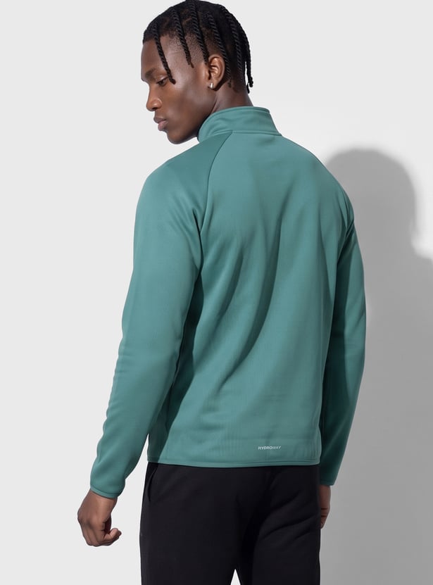 KAPPA Brand Print Zip Through Sweatshirt