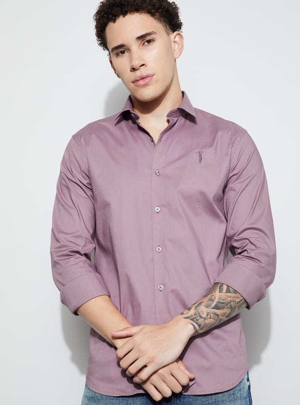 BOSSINI Solid Slim Fit Shirt
