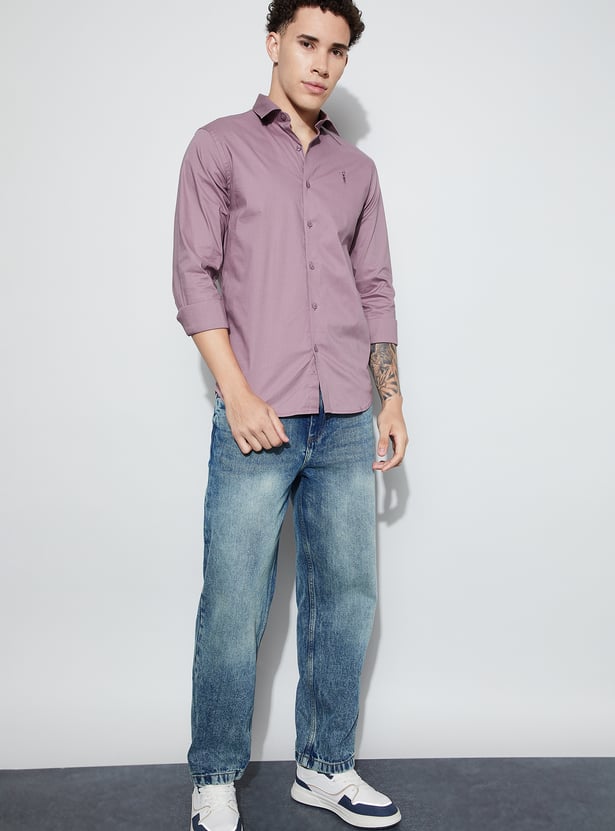 BOSSINI Solid Slim Fit Shirt