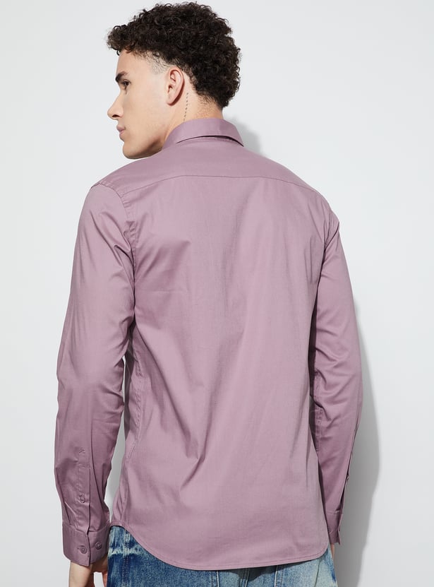 BOSSINI Solid Slim Fit Shirt