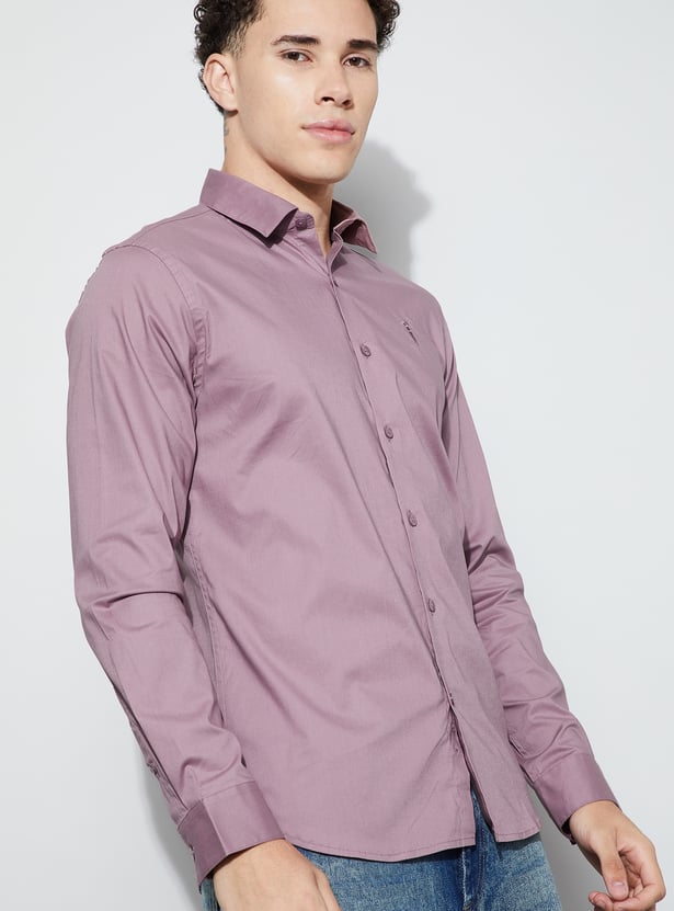 BOSSINI Solid Slim Fit Shirt