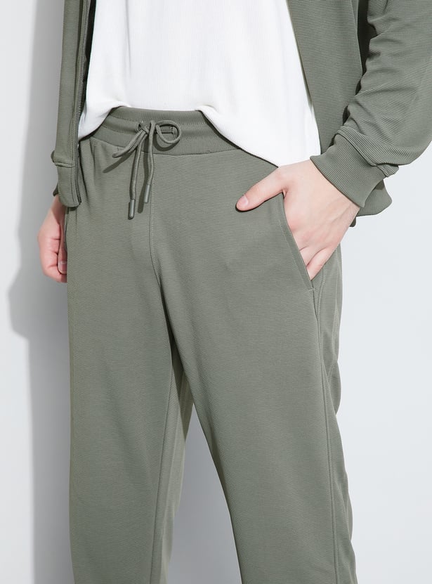 FAME FOREVER ACTIVE Textured Track Pants