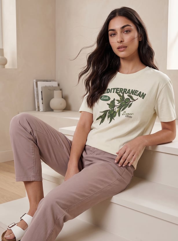 FAME FOREVER Graphic Print T-shirt
