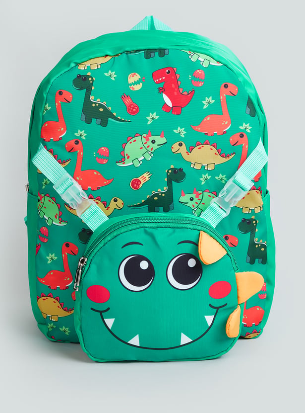 GINGER Girls Dinosaur Print Backpack