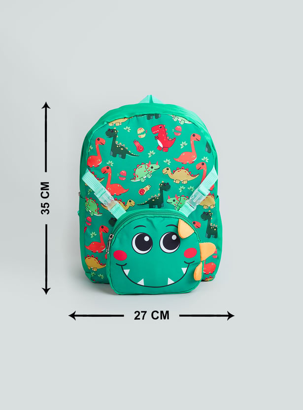 GINGER Girls Dinosaur Print Backpack