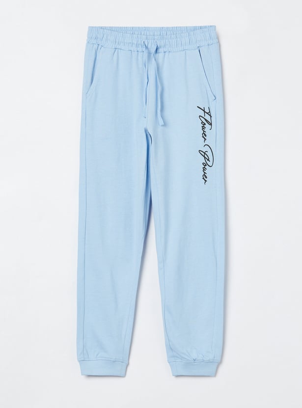FAME FOREVER Girls Solid Track Pants