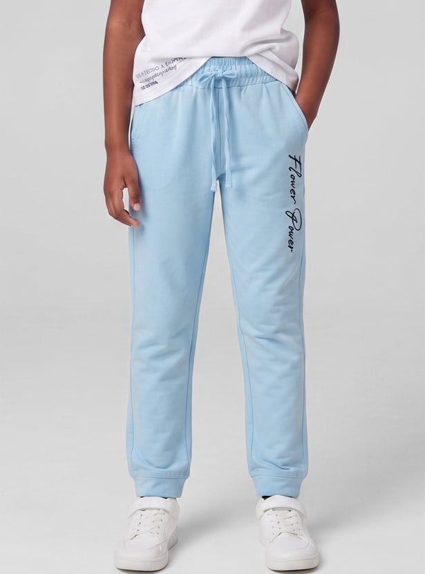 FAME FOREVER Girls Solid Track Pants