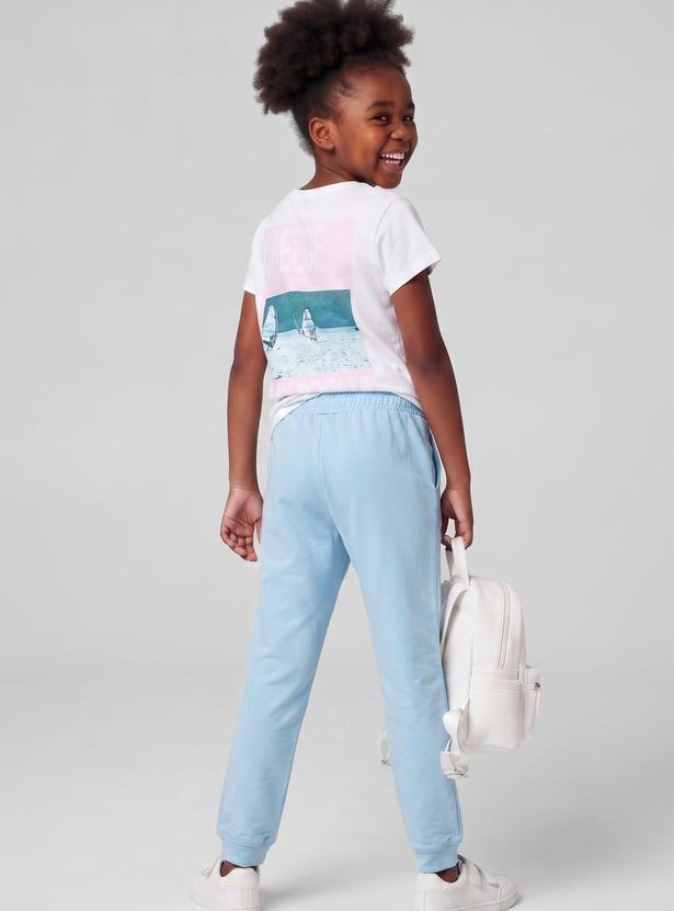 FAME FOREVER Girls Solid Track Pants