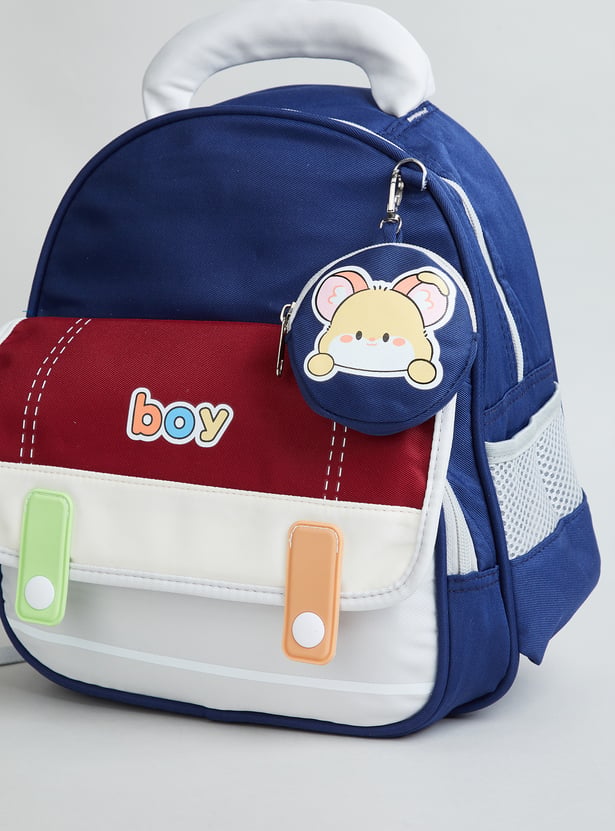 GINGER Boys Printed Backpack