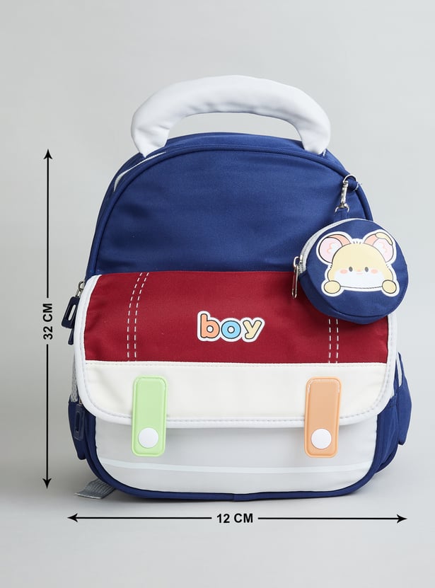 GINGER Boys Printed Backpack