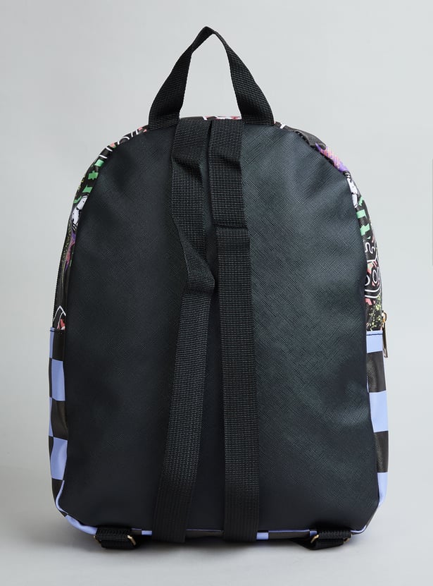 GINGER Girls Gamepad Printed Backpack