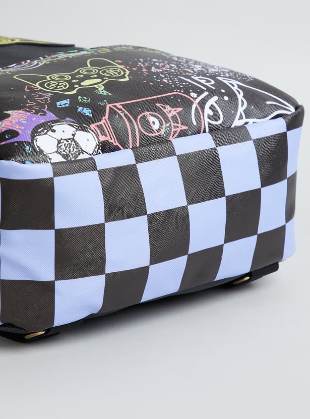 GINGER Girls Gamepad Printed Backpack
