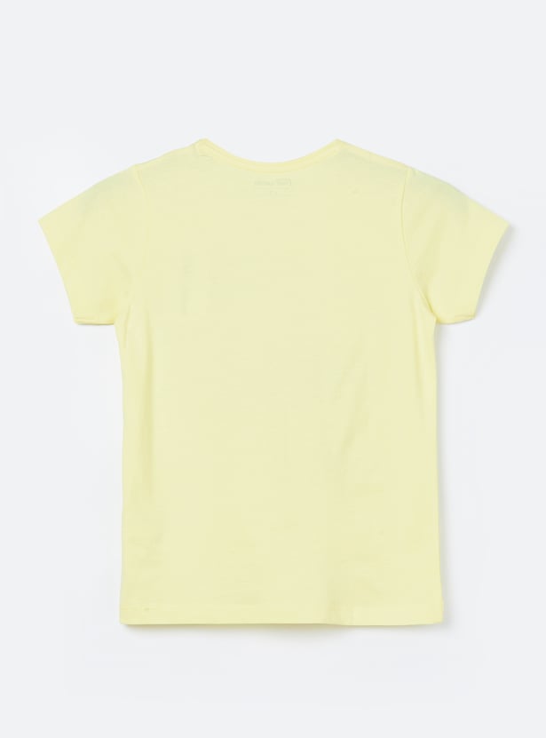 FAME FOREVER Girls Graphic Print T-shirt