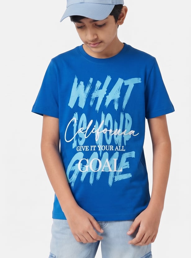 FAME FOREVER Boys Graphic Print T-shirt