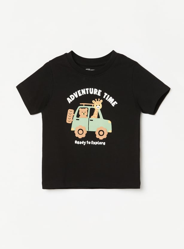 FAME FOREVER Boys Adventure Time Graphic Print T-shirt