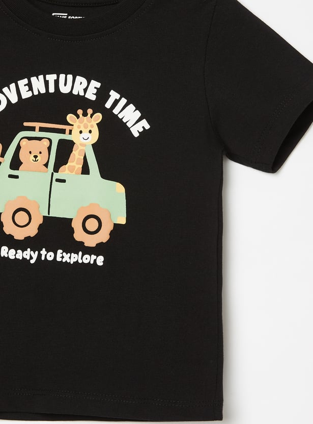 FAME FOREVER Boys Adventure Time Graphic Print T-shirt