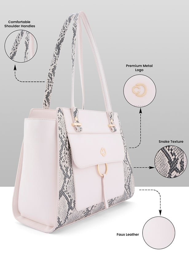 CAPRESE Textured Shoulder Bag