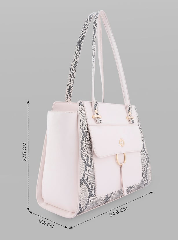 CAPRESE Textured Shoulder Bag