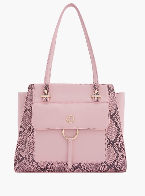 CAPRESE Textured Handheld Bag