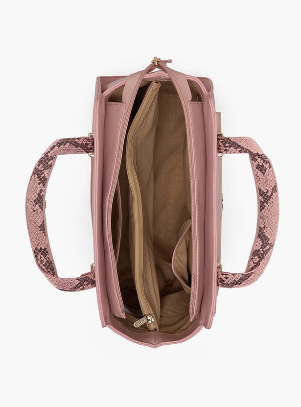 CAPRESE Textured Handheld Bag