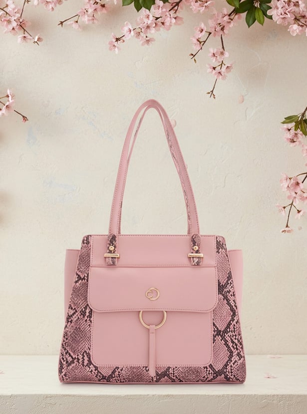 CAPRESE Textured Handheld Bag
