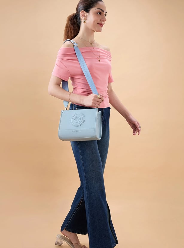 CAPRESE Embossed Sling Bag