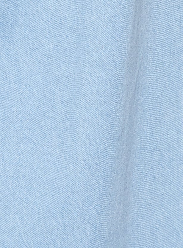 GINGER Solid High-Waist Jeans