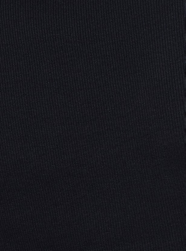 GINGER Ribbed V-Neck T-shirt