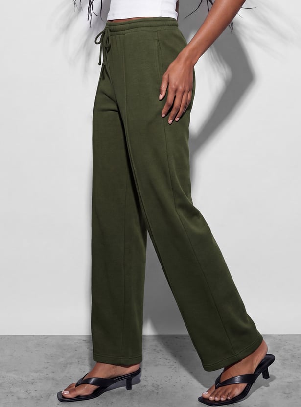 GINGER Drawstring Knit Trousers