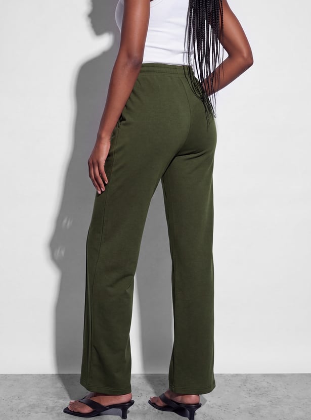 GINGER Drawstring Knit Trousers