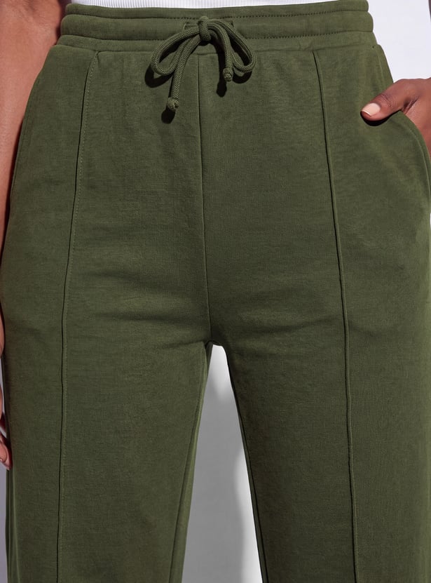 GINGER Drawstring Knit Trousers