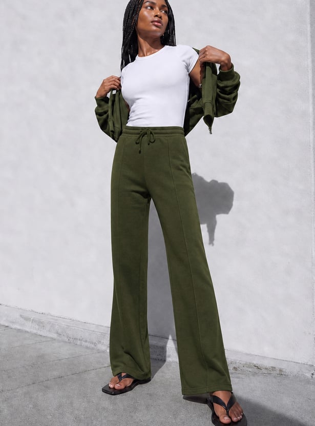 GINGER Drawstring Knit Trousers