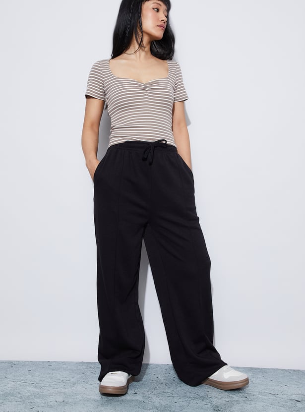 GINGER Pintuck Track Pants