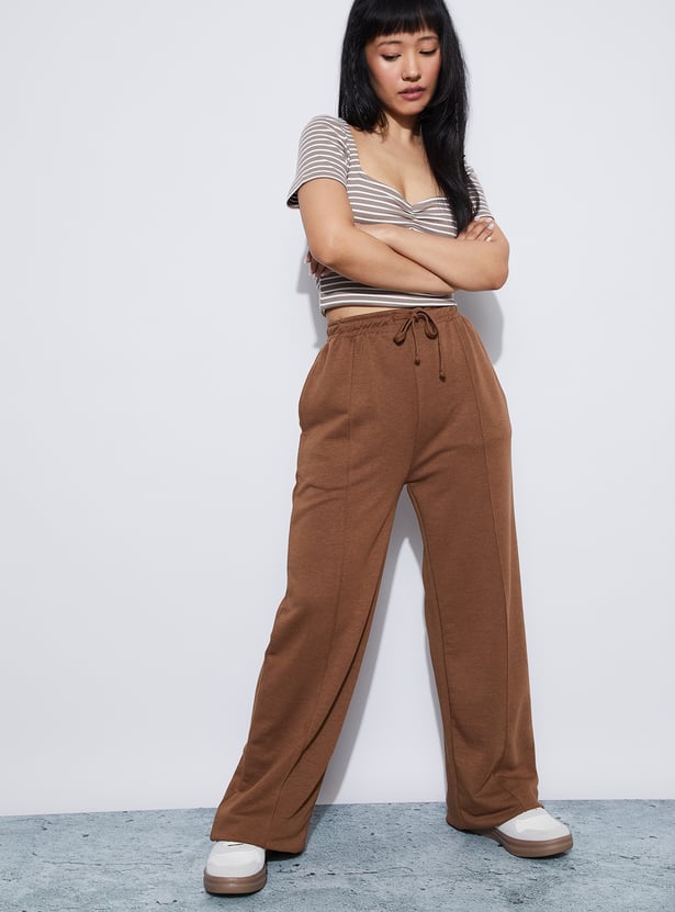 GINGER Pintuck Track Pants