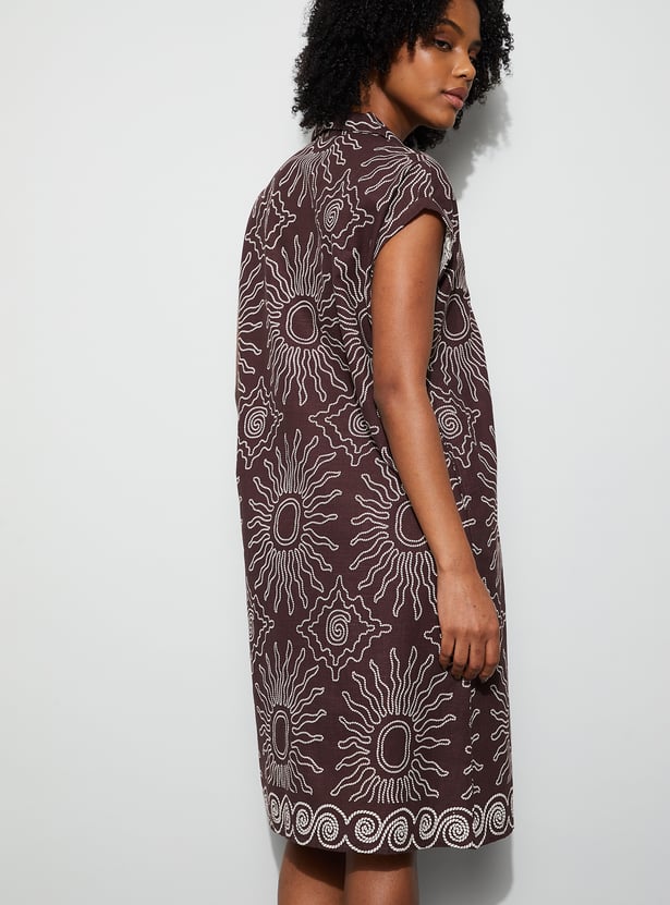 GINGER Printed Nigh Dress