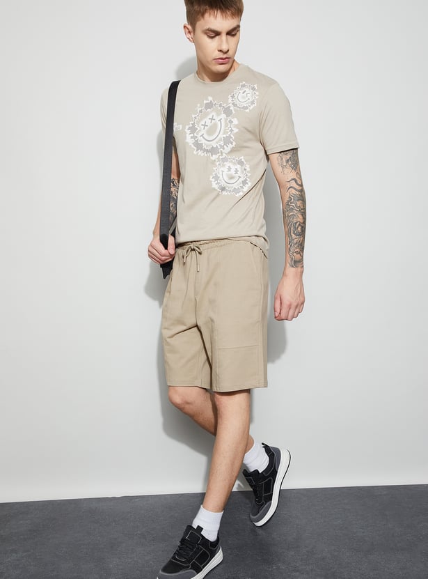 SmileyWorld Solid Regular Shorts