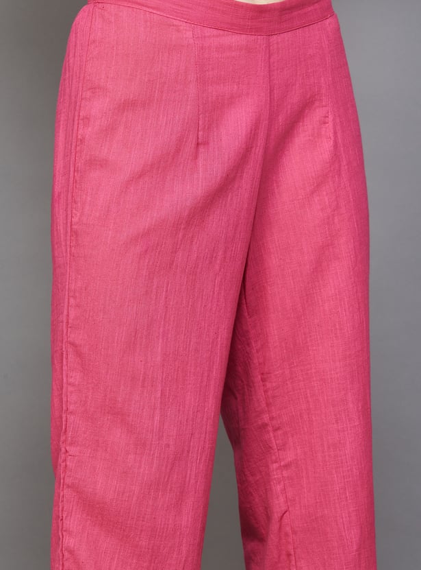 SPAN Embroidered Straight Kurta Set