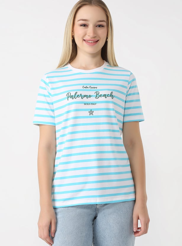 KRAUS Typographic Print T-shirt