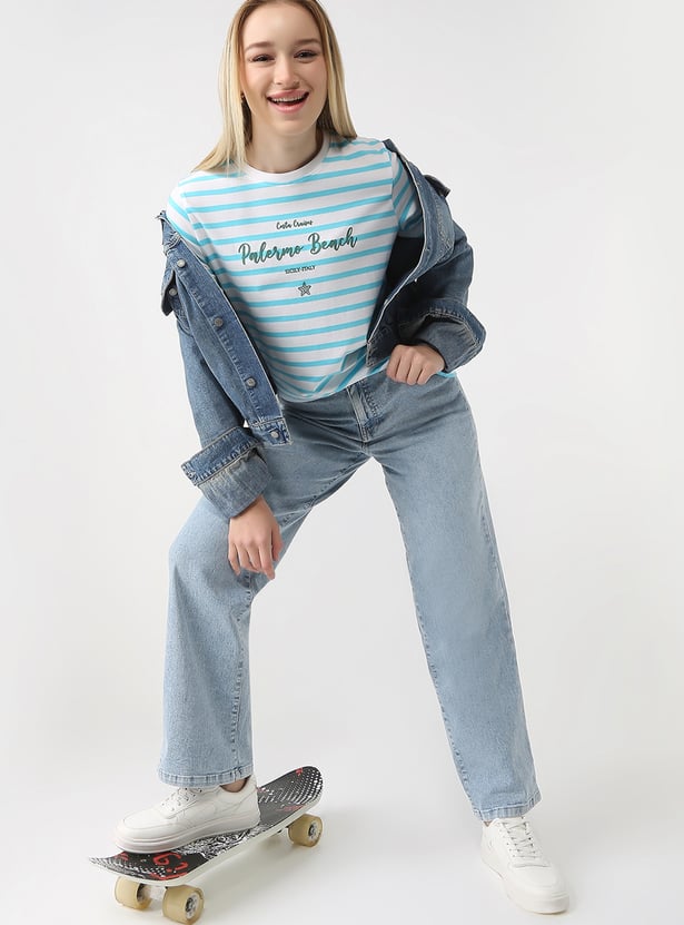 KRAUS Typographic Print T-shirt