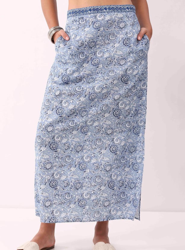 BIBA Floral Print Skirt