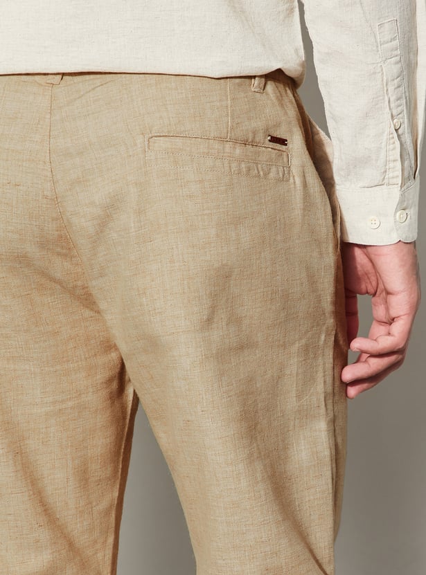 CODE UNWIND Solid Regular Fit Trousers