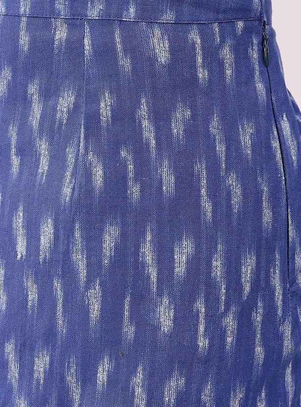 BIBA Ikat Print Midi Skirt