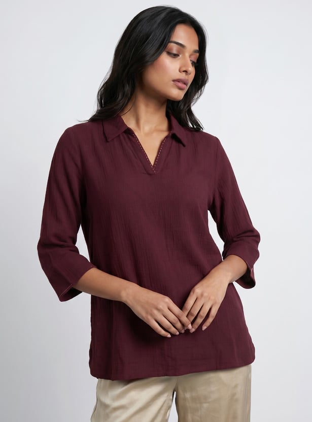MELANGE Solid Tunic