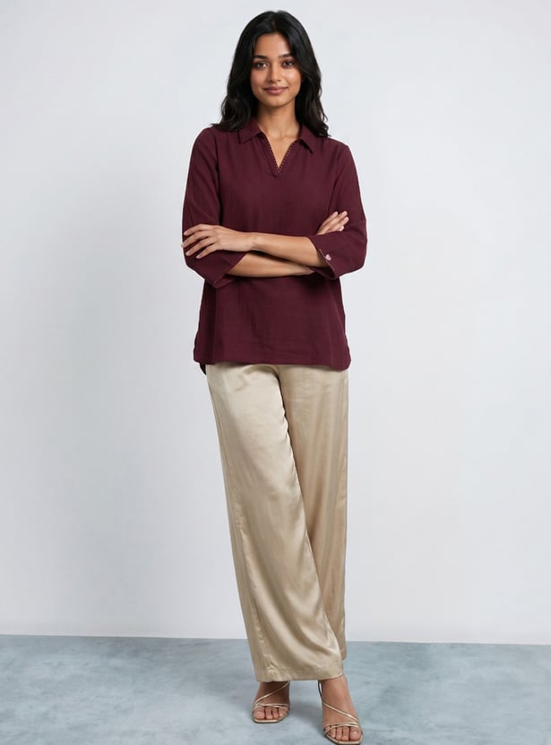 MELANGE Solid Tunic
