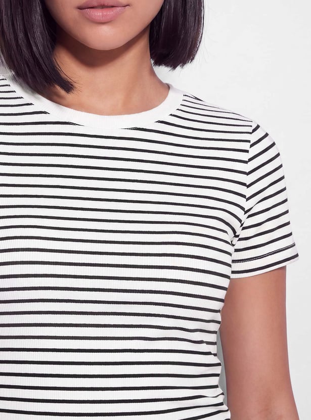 FAME FOREVER Striped T-shirt