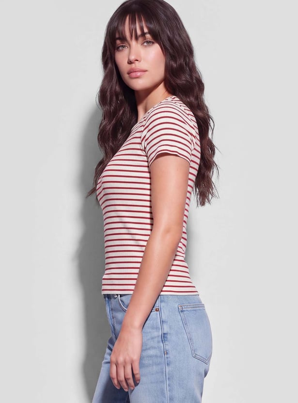 FAME FOREVER Striped T-shirt