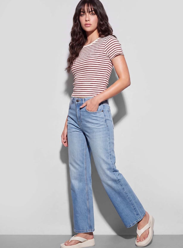 FAME FOREVER Striped T-shirt