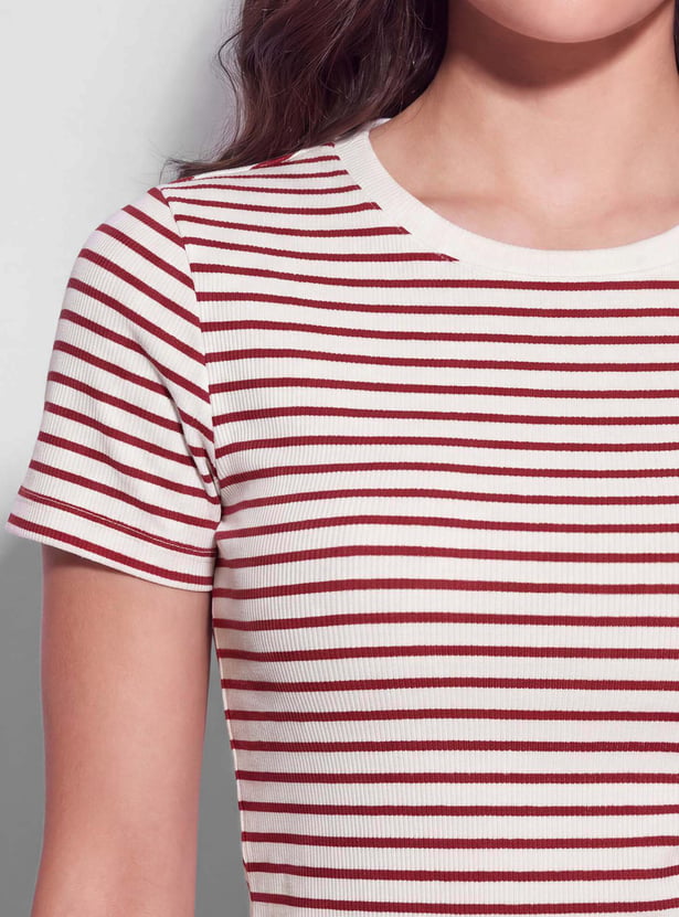 FAME FOREVER Striped T-shirt