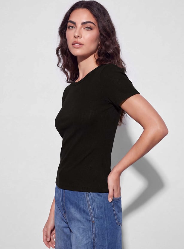 FAME FOREVER Solid T-shirt
