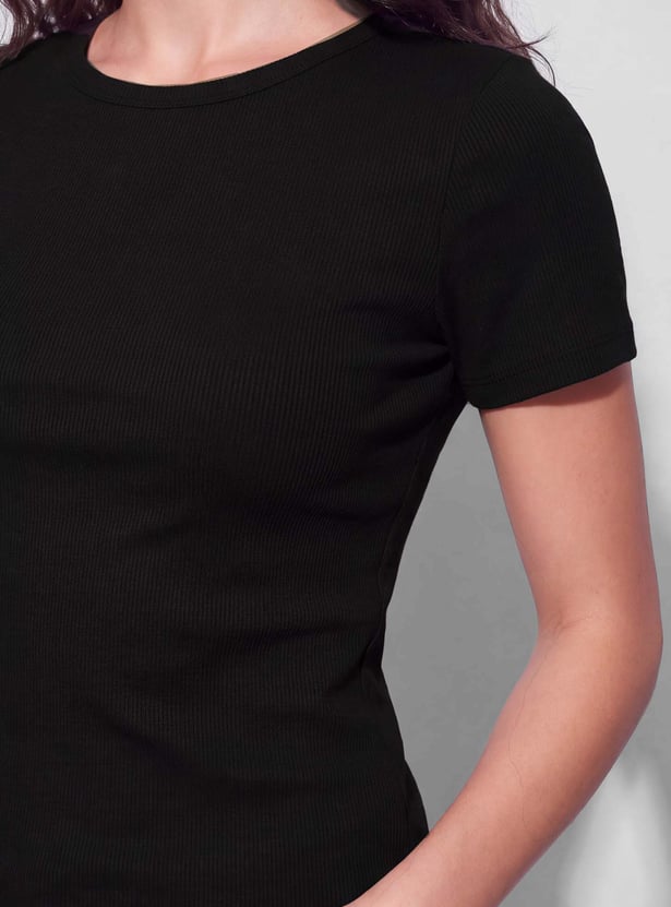 FAME FOREVER Solid T-shirt